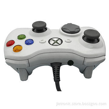White USB Wired Controller for Microsoft Xbox 360